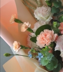 粉紅少女馨花束