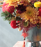 時來運轉.紅金喜氣盆花